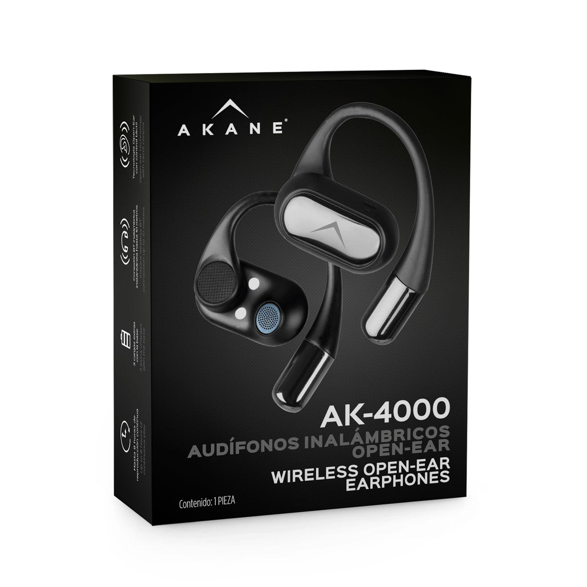 Audífonos Inalámbricos Akane Open Ear Deportivos Bluetooth 5.4 para Correr