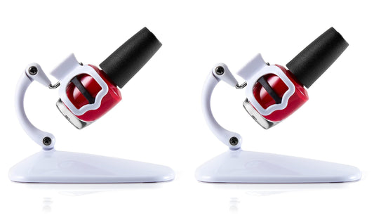 Grip & Tip Soporte para esmalte de uñas, antideslizante, no se ensucia, perfecto para bricolaje y uñas, Paquete de 2