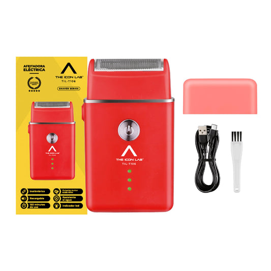 Afeitadora Eléctrica Inalámbrica THE ICON LAB Acero de Titanio Resistente al Agua