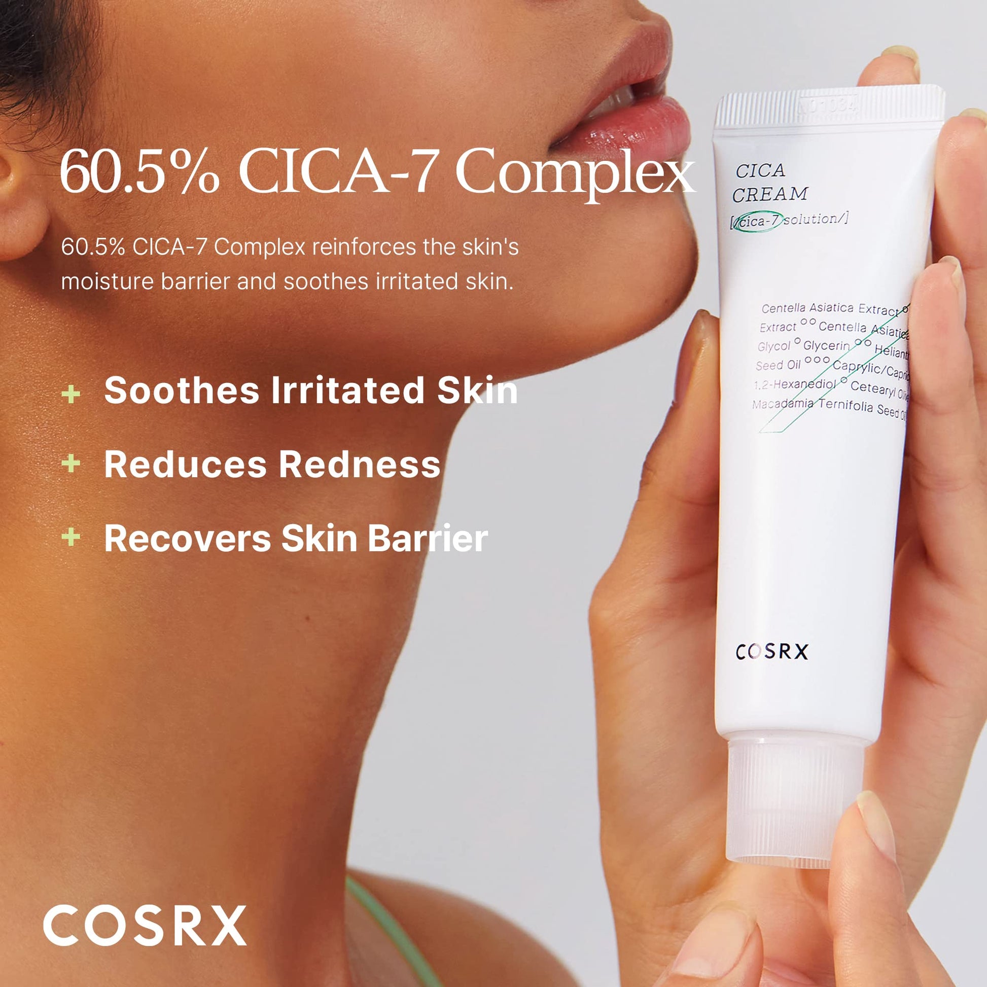 COSRX Pure Fit Cica Cream, 50ml / 1.69 fl.oz | Centella Moisturizer | Cruelty Free