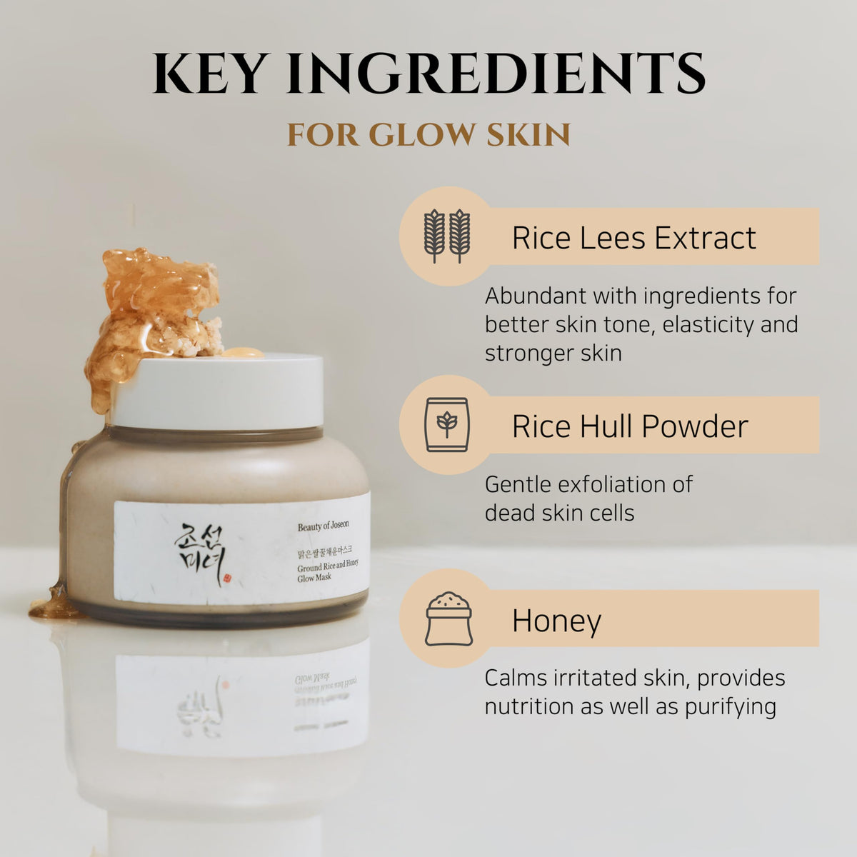 Ground Rice and Honey Glow Mask 150ml