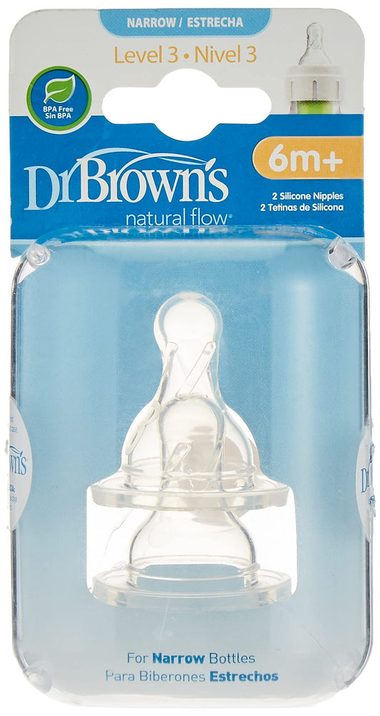 Dr Brown Tetina Estandar Options Nivel III 3-2 pz