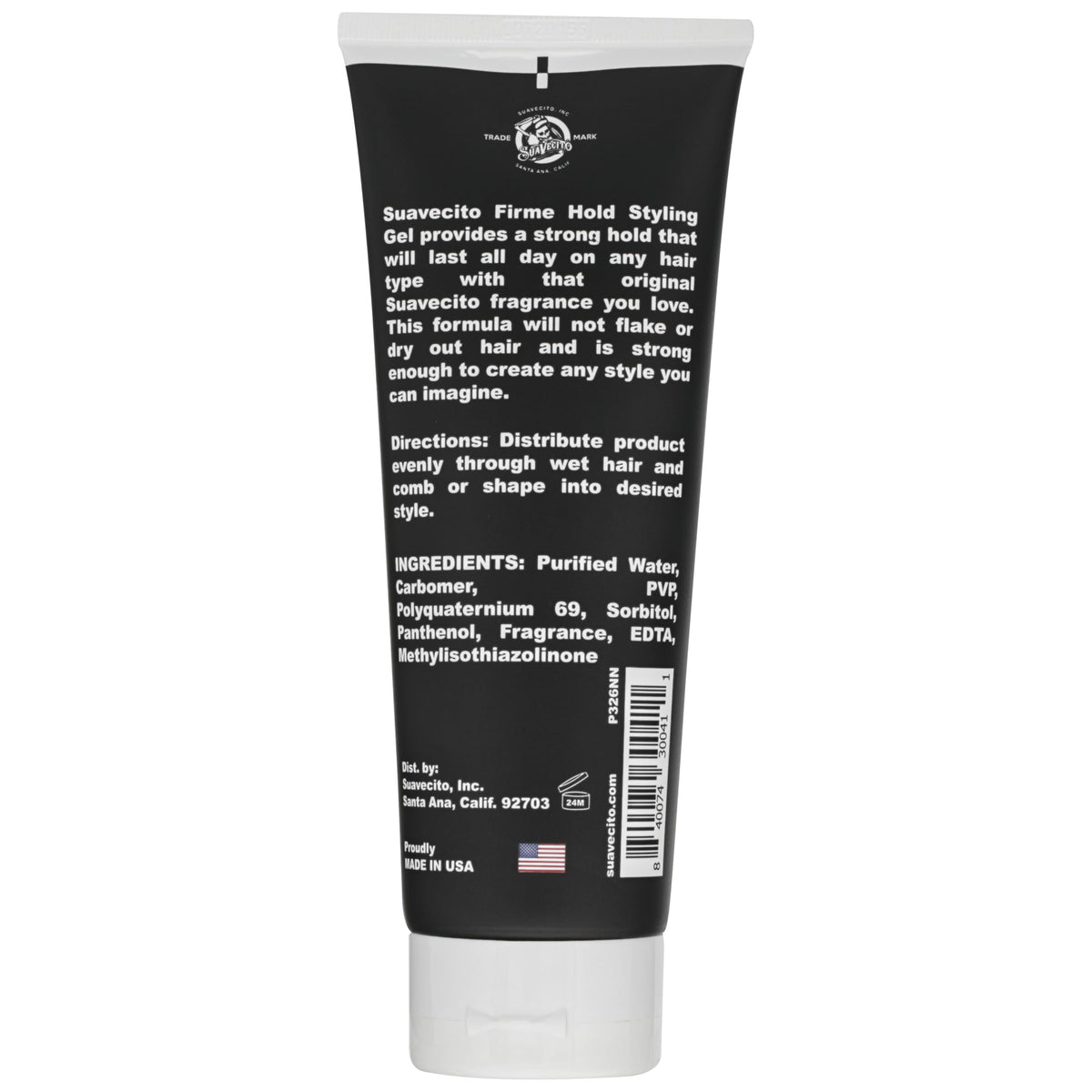 Suavecito FIRME HOLD STYLING GEL 237 ML 8 OZs