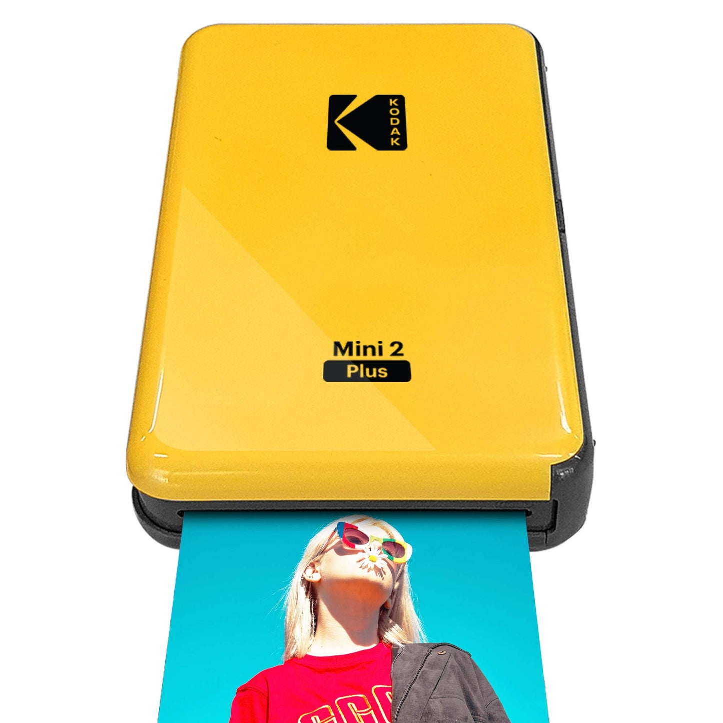 Kodak Mini 2 Plus Impresora Fotográfica Inalámbrica Portátil,Tecnología 4Pass y Proceso de Laminación, Calidad Premium – Amarillo