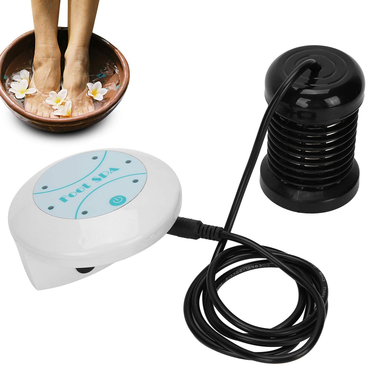 Máquina para baño de pies, spa para baño de pies, portátil, pequeño, duradero, profesional, fácil de usar, para todas las edades, spa en el hogar(#2)