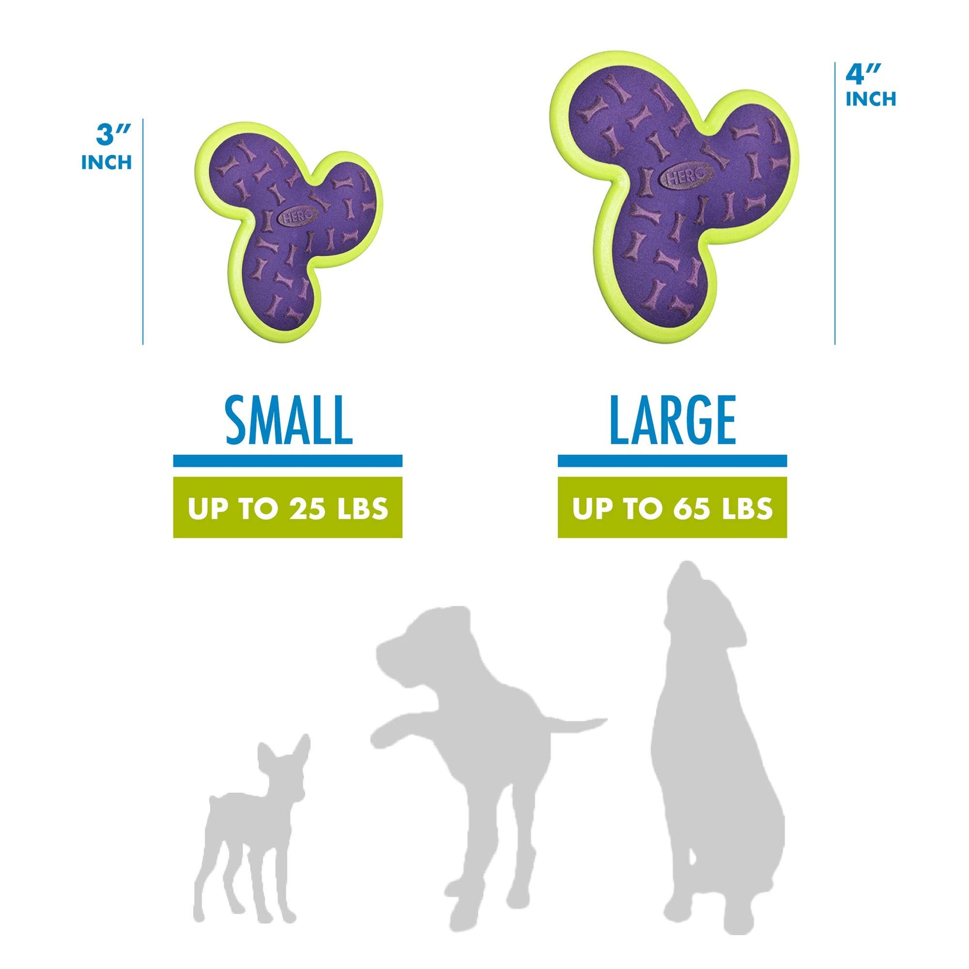 Hero Outer Armor, Propeller Fetch Disc Dog Toy, Floats & Squeaks, Purple