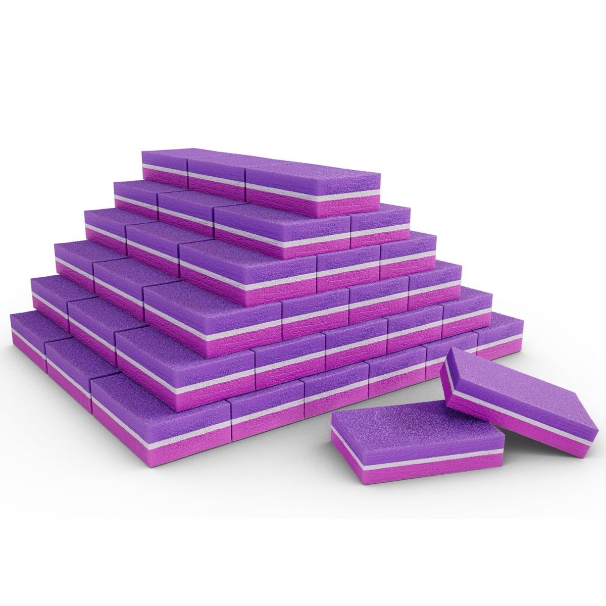 Morary- Pulidor de uñas Moray, bloque pulidor para lima de uñas de grano 120, mini bloque pulidor de uñas con esponja de doble cara