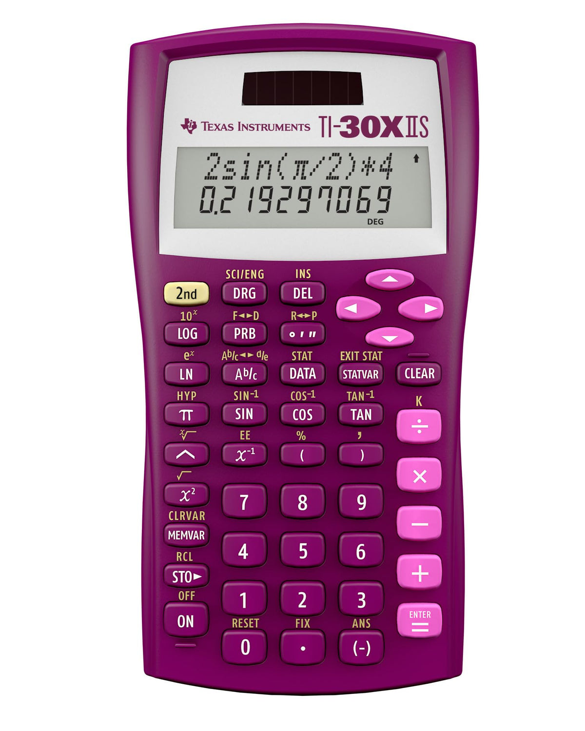 Calculadora Científica Texas Instruments TI-30 X IIS Raspberry 2 Líneas