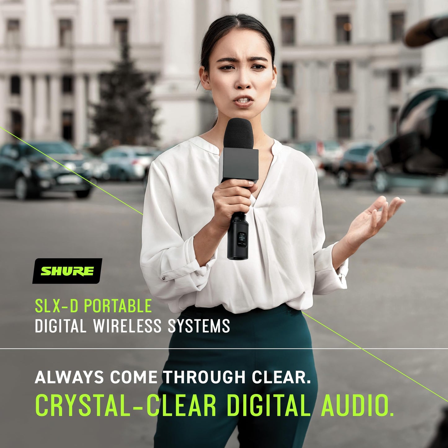 Sistema Inalámbrico Shure Banda G58 con Micrófono Lavalier WL 185 de Mochila