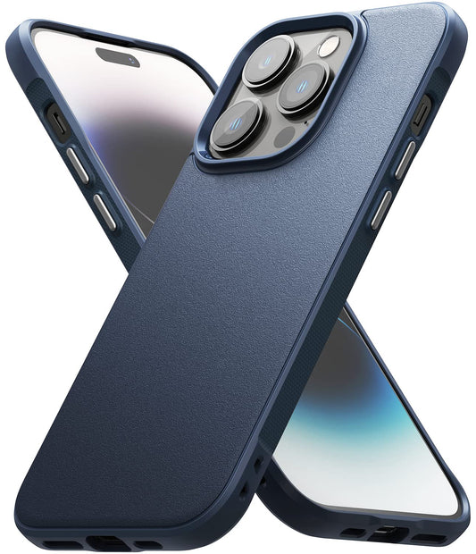 Funda iPhone 14 Pro Ringke Navy Antideslizante Anti Huella Dactilar
