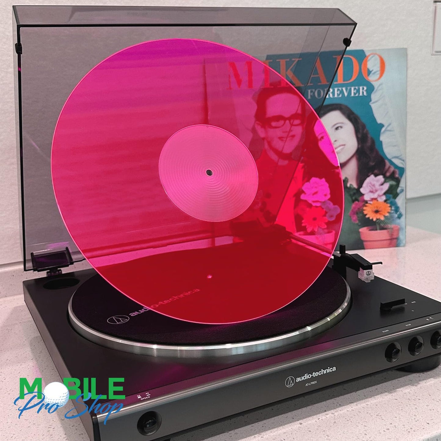 Alfombrilla de tocadiscos de acrílico, Slipmat de vinilo para tocadiscos de 30,5 cm (12 pulgadas), reduce el ruido y mejora la calidad del sonido, ofrece una alfombrilla antiestática más estrecha para