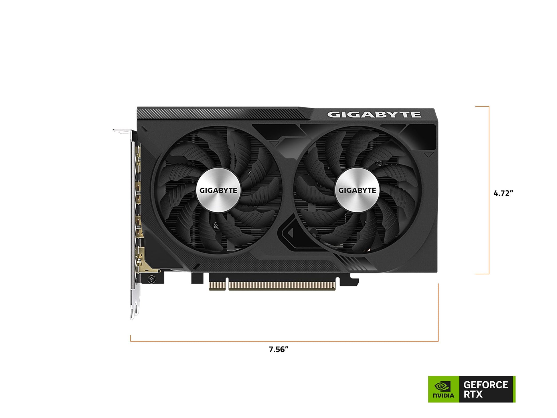 GIGABYTE Tarjeta de Video WindForce GeForce RTX4060 OC 8GB Dual Fan GDDR6 PCIe 4.0 2xHDMI 2xDP