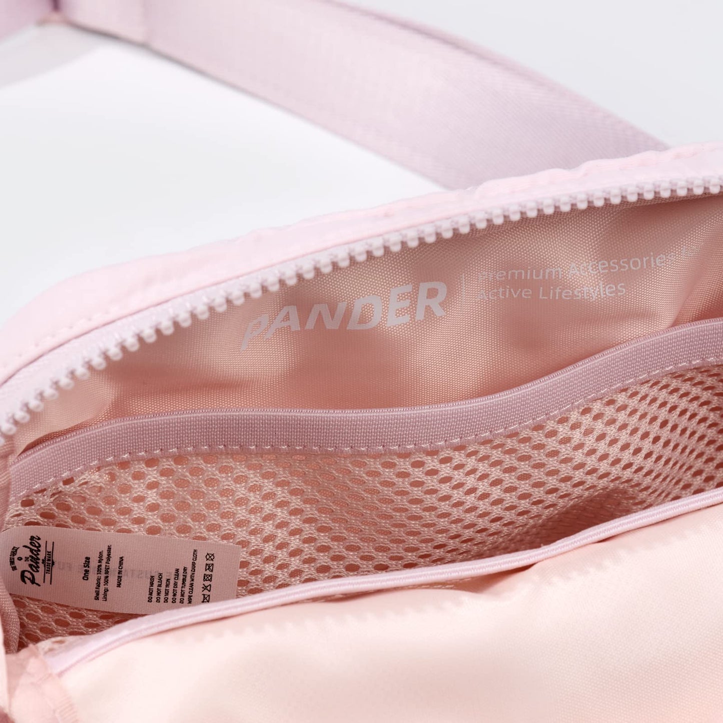 Riñonera Pander Rosado Impermeable de 2 l con Correa Ajustable para Mujeres y Hombres