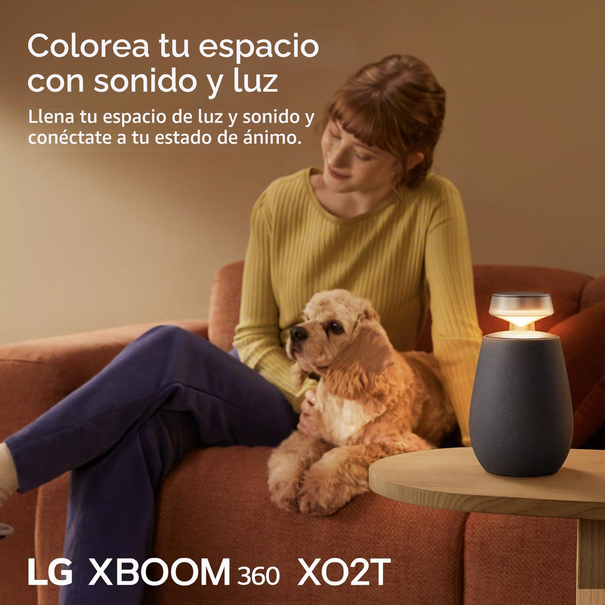 Altavoz Inalámbrico LG XBOOM Negro Sonido de 360° Resistente al Agua 20 Horas de Reproducción