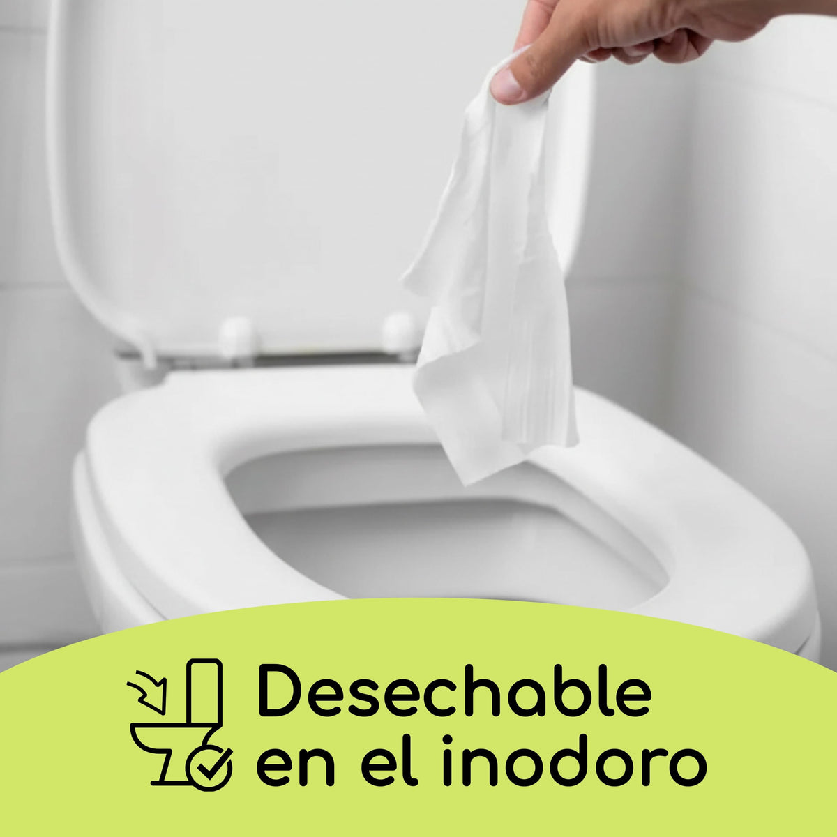 Papel Higiénico y Toallas Íntimas Walfort Biodegradable a Base de Plantas con Vitamina E y Aloe Vera