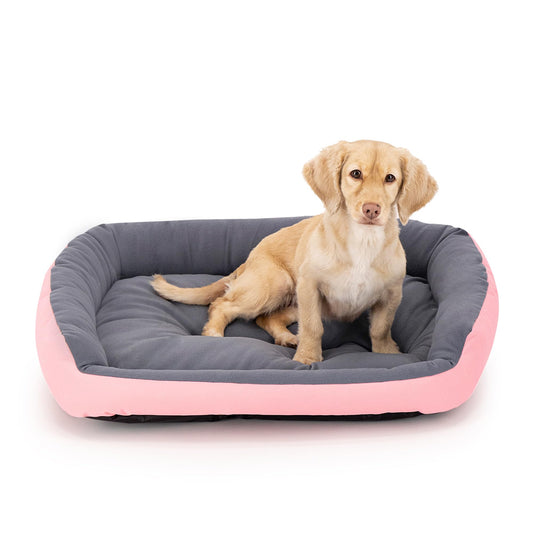 Cama para Perro PETS APPAREL HILLS Rosa Resistente y Confortable