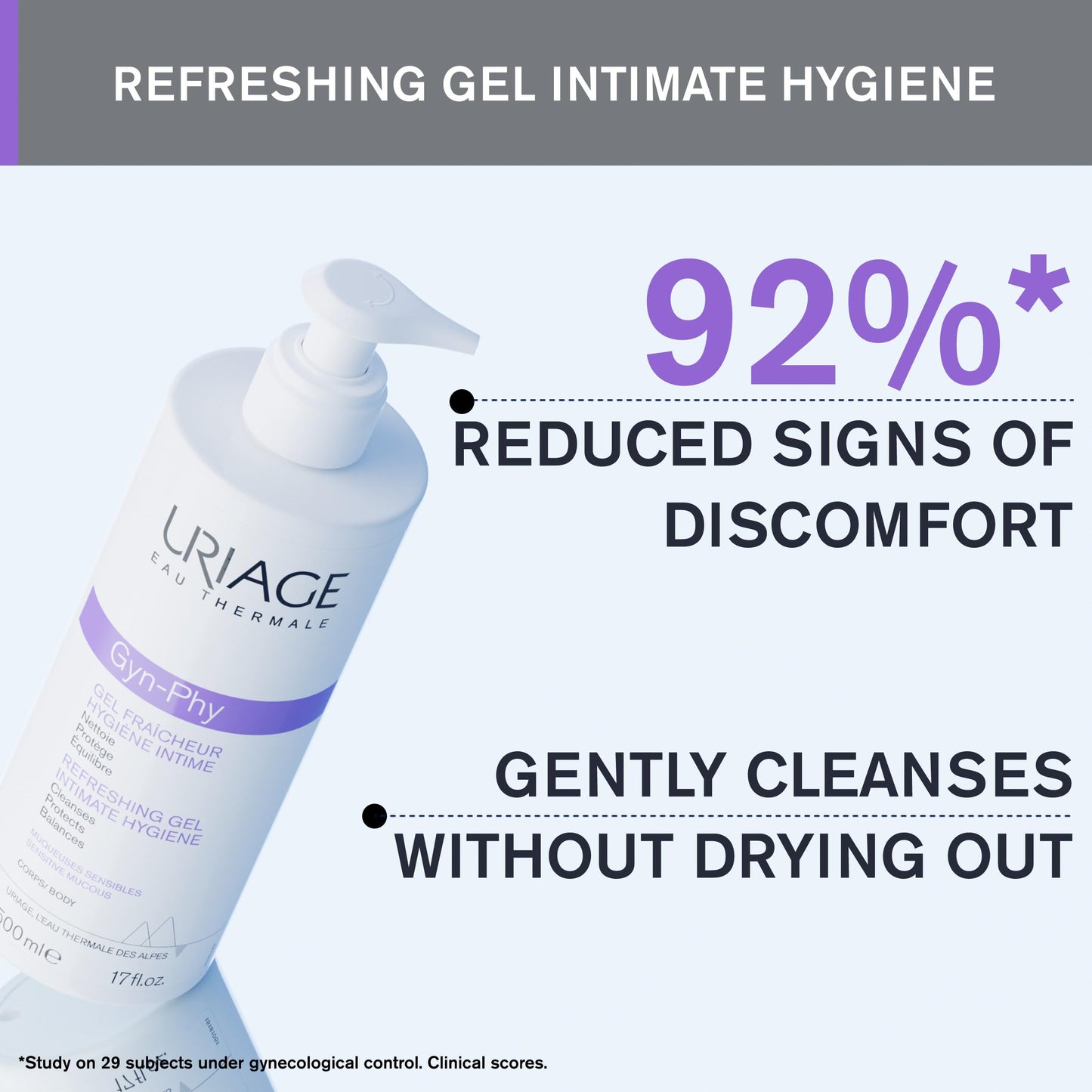 Gel Íntimo Refrescante Uriage 17 Onzas Líquidas