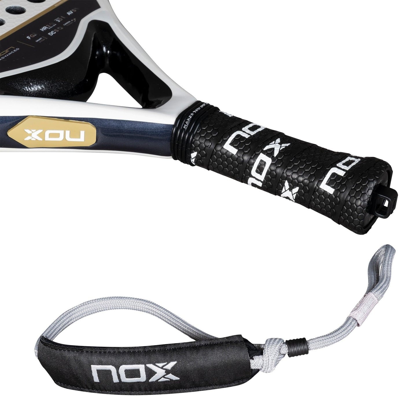 NOX Pala Padel Equation Advanced Series, Combina Manejabilidad, Control y Precisión con un Gran Tacto, Marco de Carbono y Sistema de Antivibraciones.