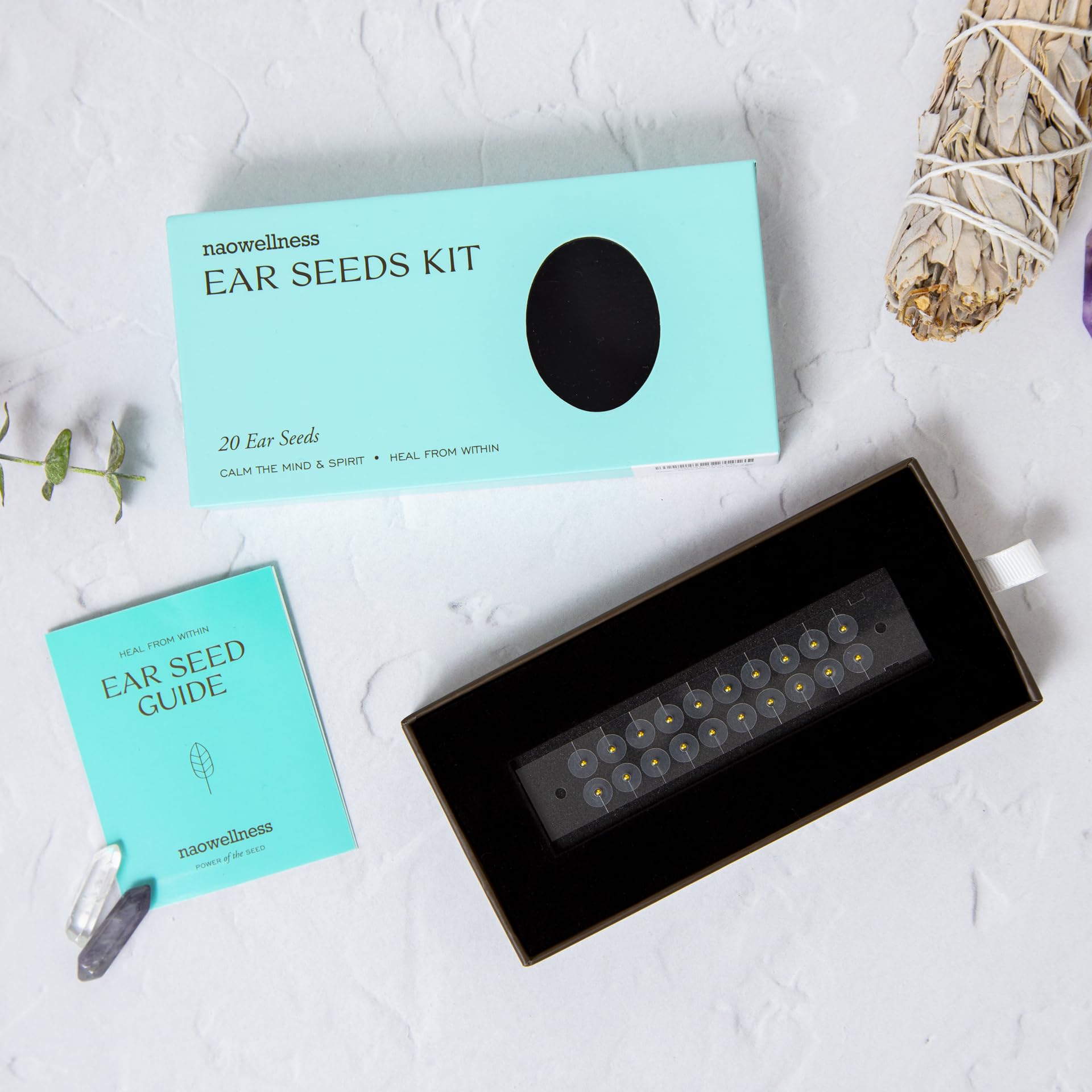 Kit de Acupresión NAO Wellness Dorado de 24 Quilates para Cuidado Personal