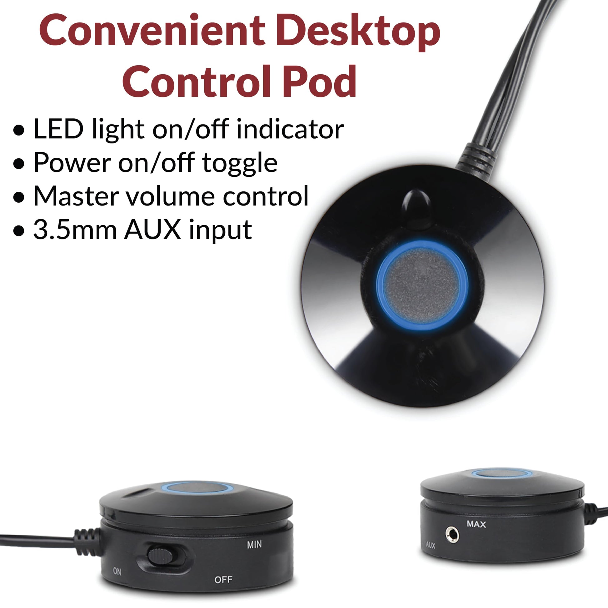 Cyber Acoustics 2.1 Computer Speakers (CA-3090)