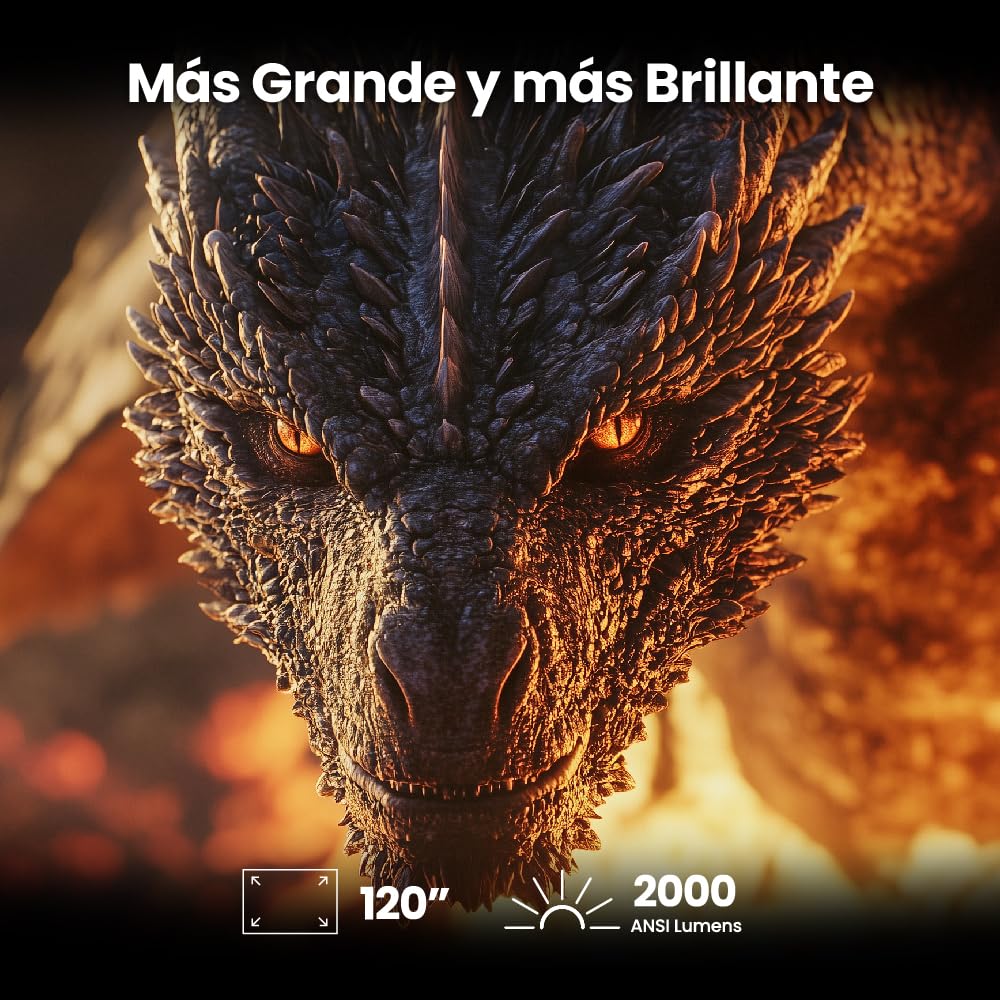BenQ Proyector de Corta Distancia para Consolas de Videojuegos X300G 4K HDR, portátil