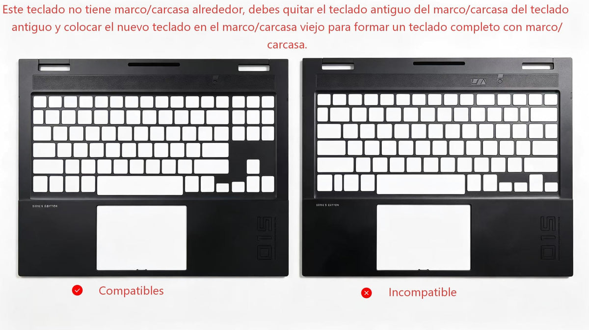 Teclado de Repuesto HP OMEN RGB Retroiluminado para Portátil