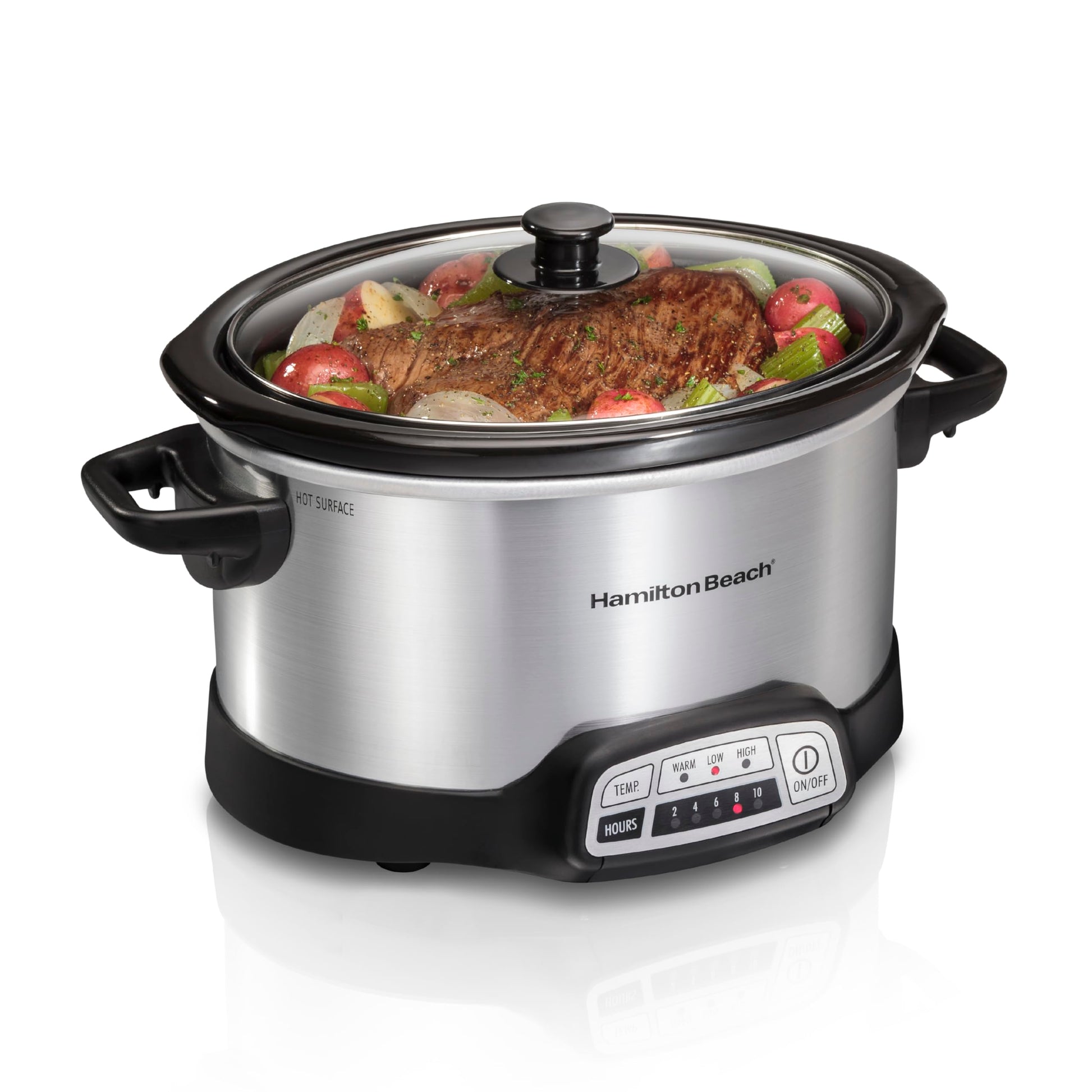 Hamilton Beach 33443 Slow Cooker, SILVER
