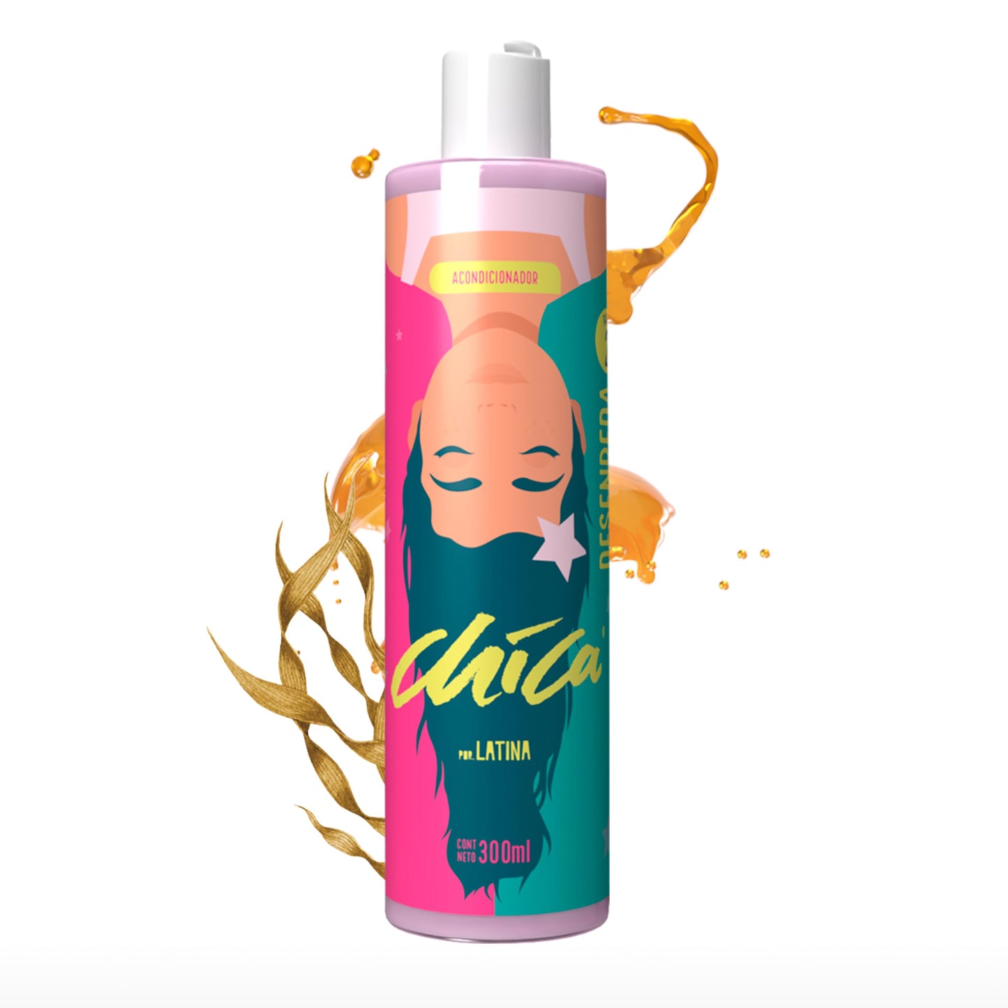 LATINA® | Acondicionador CHICA® | Crema para Peinar - Activador de Rizos | Belleza Mujer - Complementar con Tratamiento para Cabello Maltratado | Anti Frizz Cabello