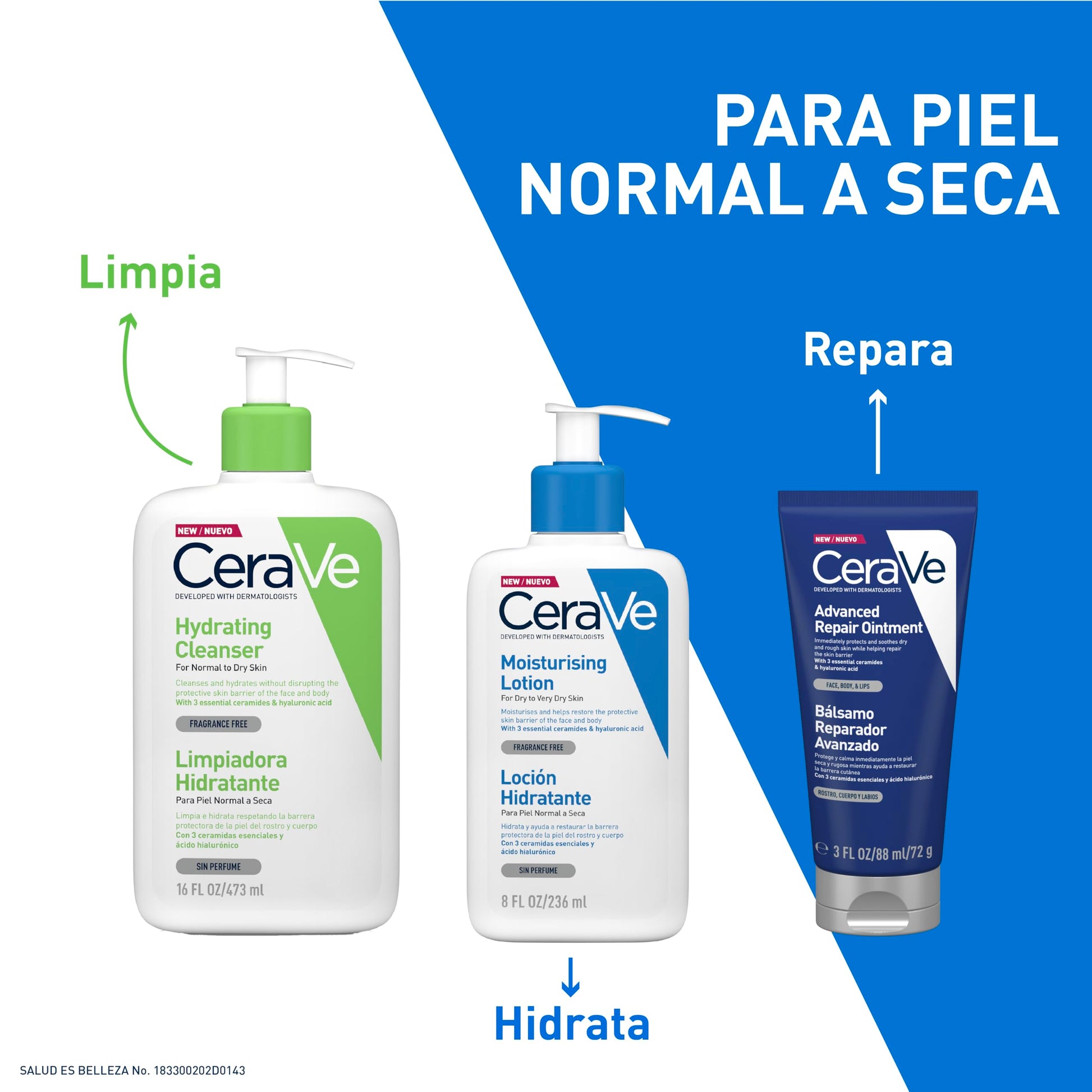 CeraVe Loción Hidratante Corporal - 1 x 236 ml