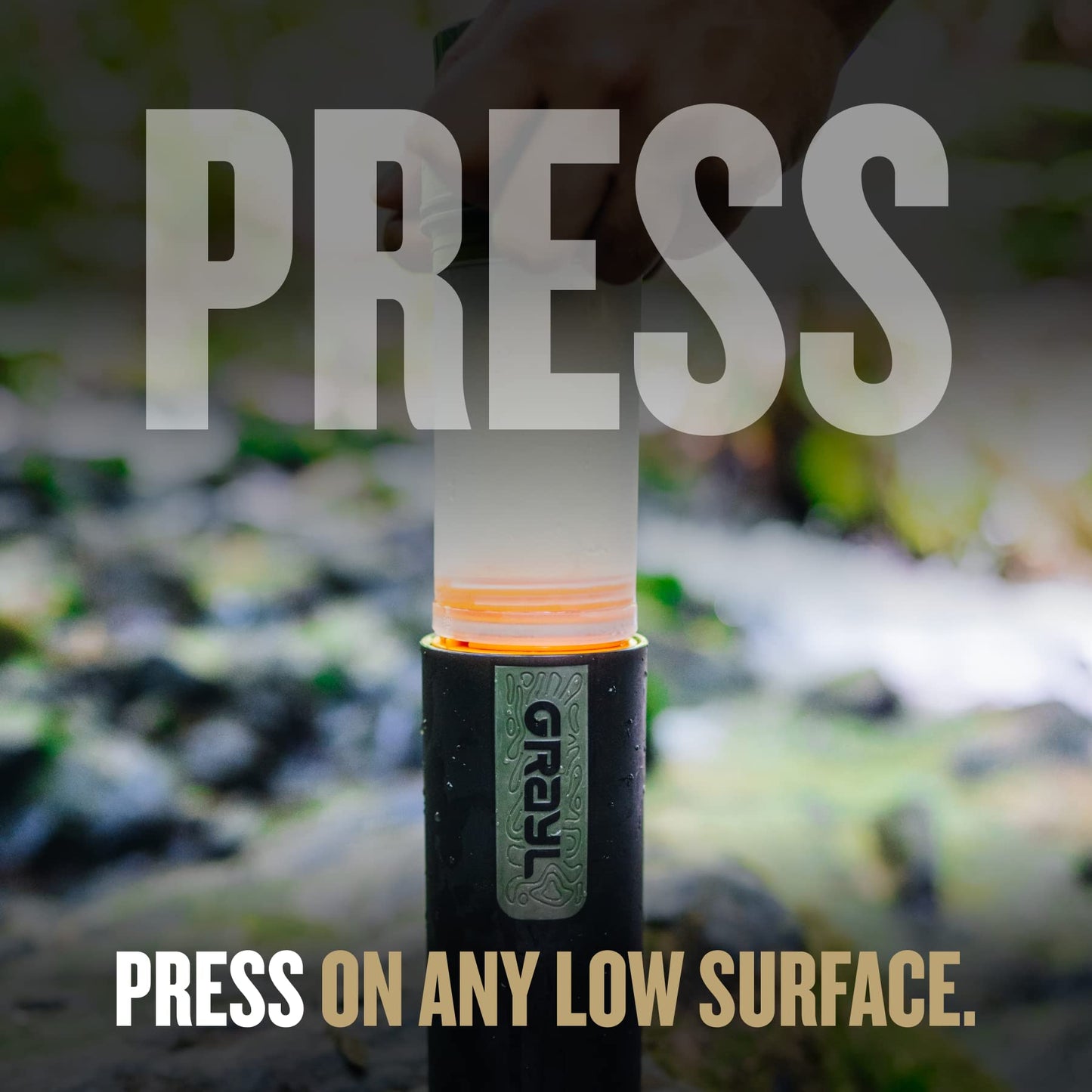 GRAYL UltraPress - Cartucho purificador de repuesto, color naranja