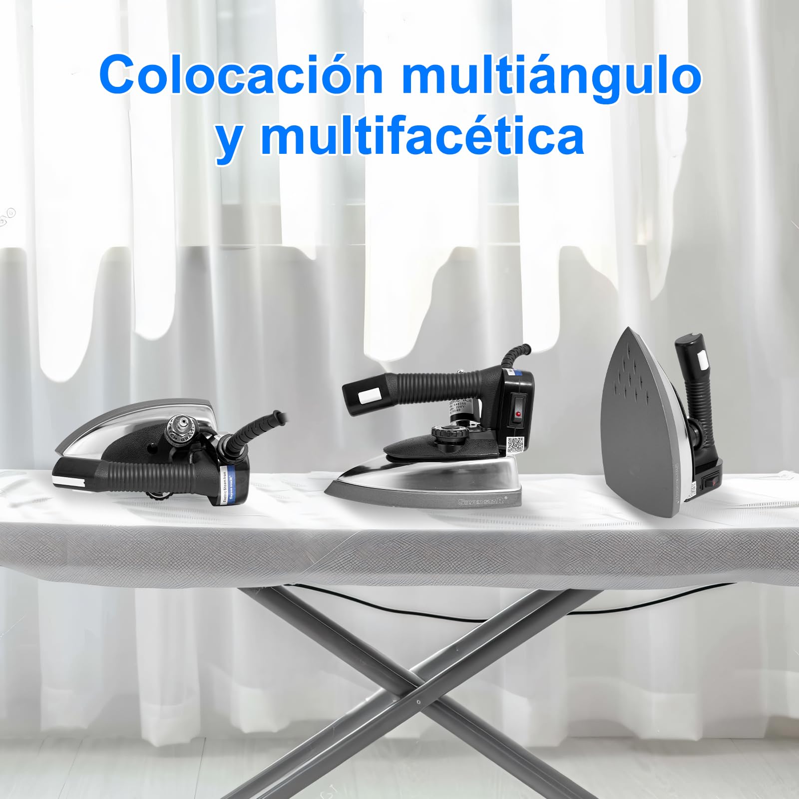 botella Plancha de vapor Gravity Feed Plancha de vapor con suelaantiadherente laminado placa