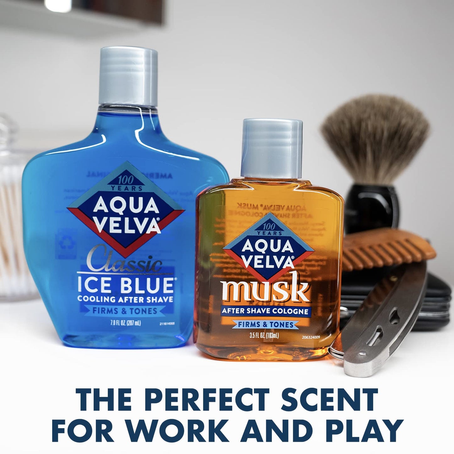 Aqua Velva After Shave, Classic Ice Blue, 7 Ounce