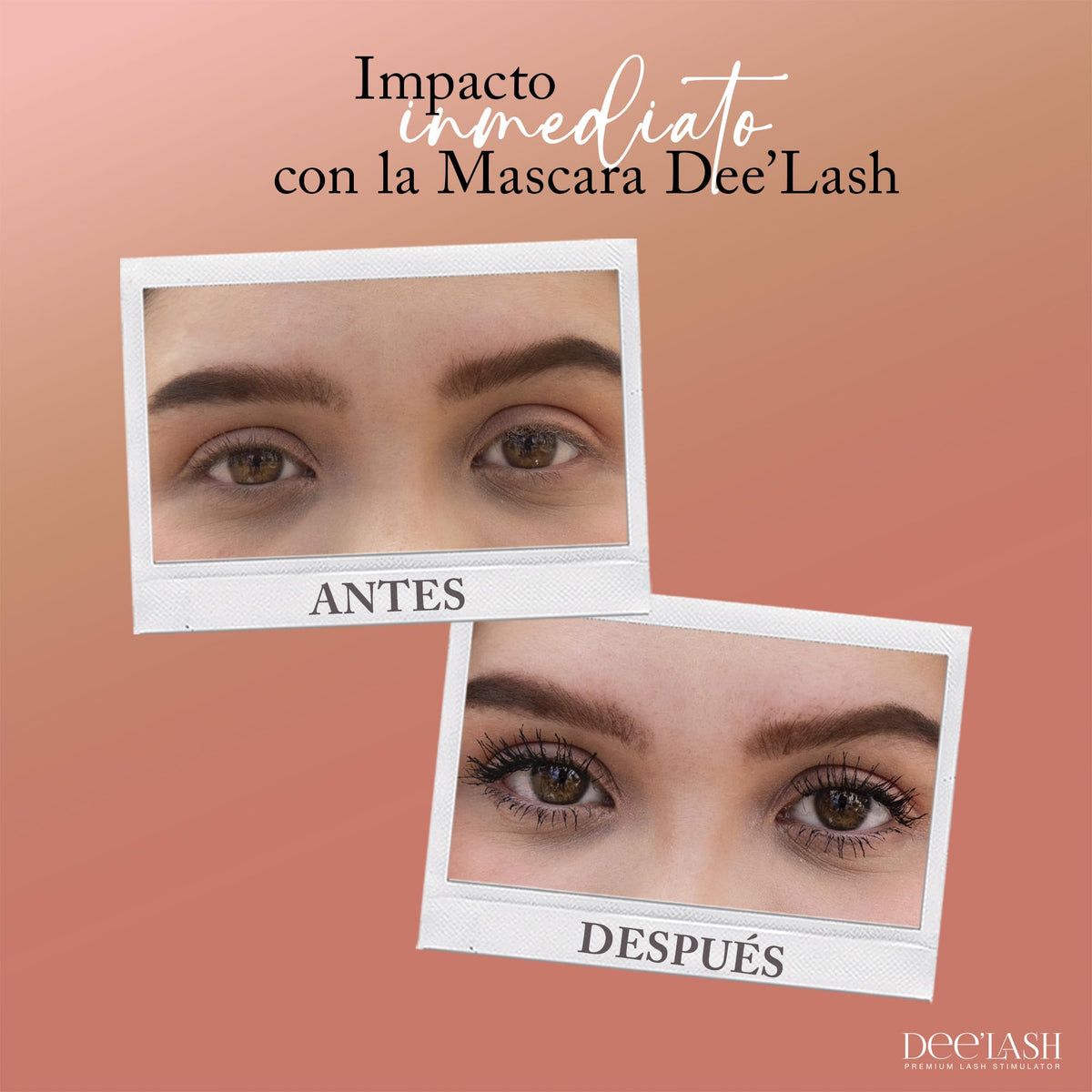 Dee’Beautiful Mascara - Rímel Natural con Vitamina B5 y Aceite de Argán - Pestañas Más Largas, Fuertes y Abundantes - Fórmula Resistente al Agua