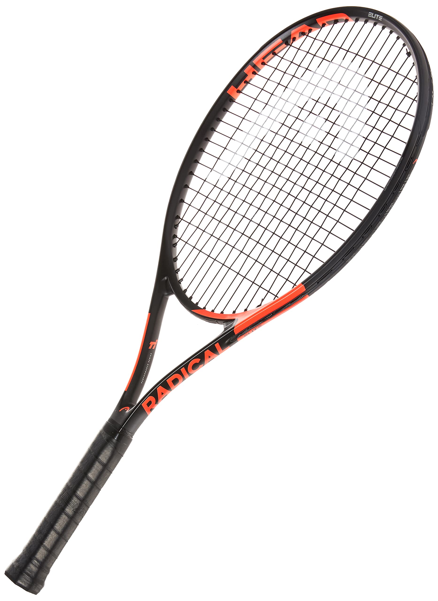 HEAD Ti. Radical Elite - Raqueta de Tenis (27 Pulgadas), Color Gris y Naranja