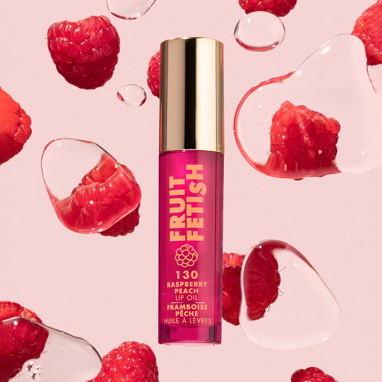 Gloss Hidratante Milani Tono Raspberry Peach para Labios