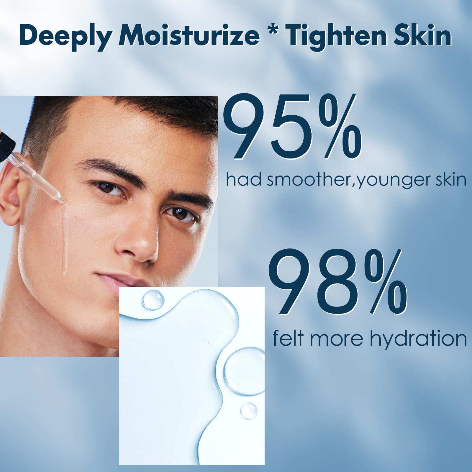 FULLLIGHT TECH- Regalos para hombres, kit de cuidado de la piel antienvejecimiento para hombres, reduce las arrugas e hidrata la piel con limpiador facial, exfoliante, crema