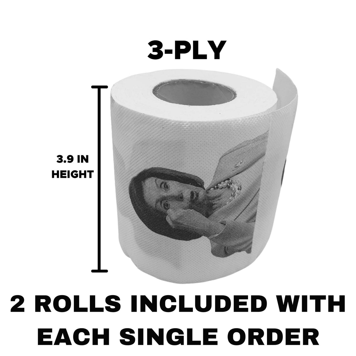 Rollo de Papel Higiénico Novedad Nancy Pelosi Divertido para Demócratas y Republicanos Paquete de 2 Unidades