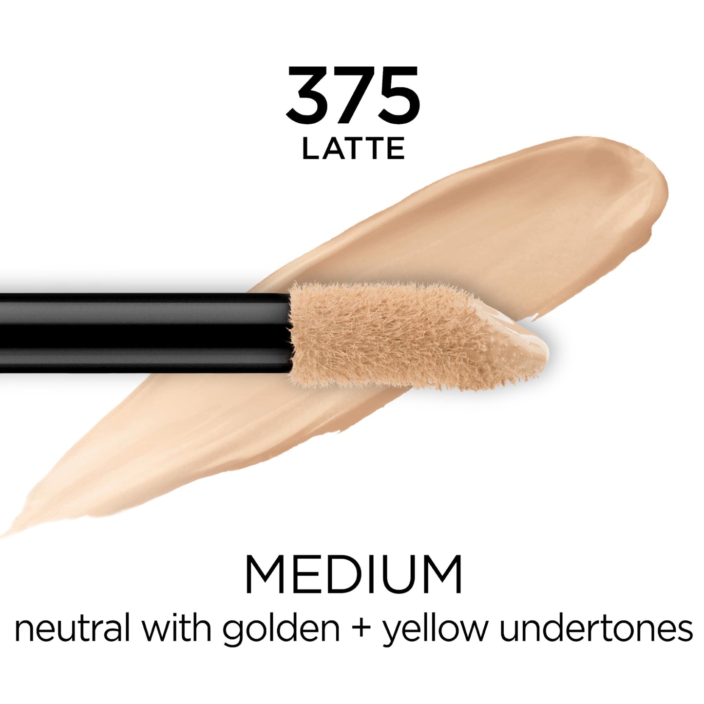 L'oreal Paris Cosmetics Infallible Corrector de uso completo, impermeable, cobertura completa, vainilla, 0.33 onzas líquidas, Latte, 0.33 Fluid Ounce