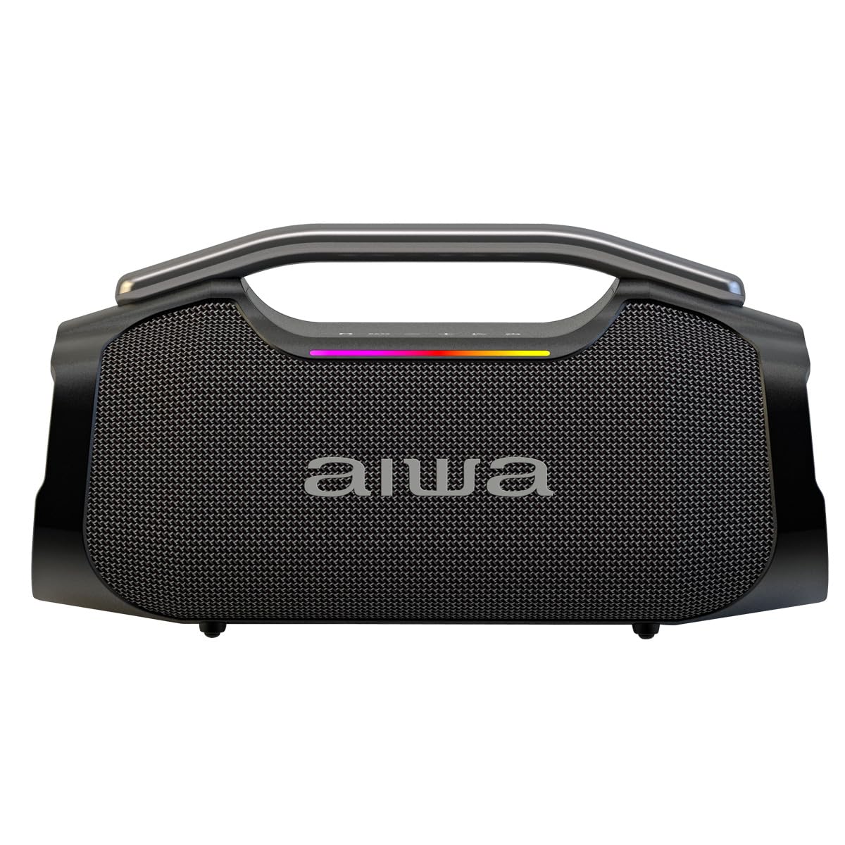 Bocina Bluetooth Aiwa Negra con TWS y Karaoke