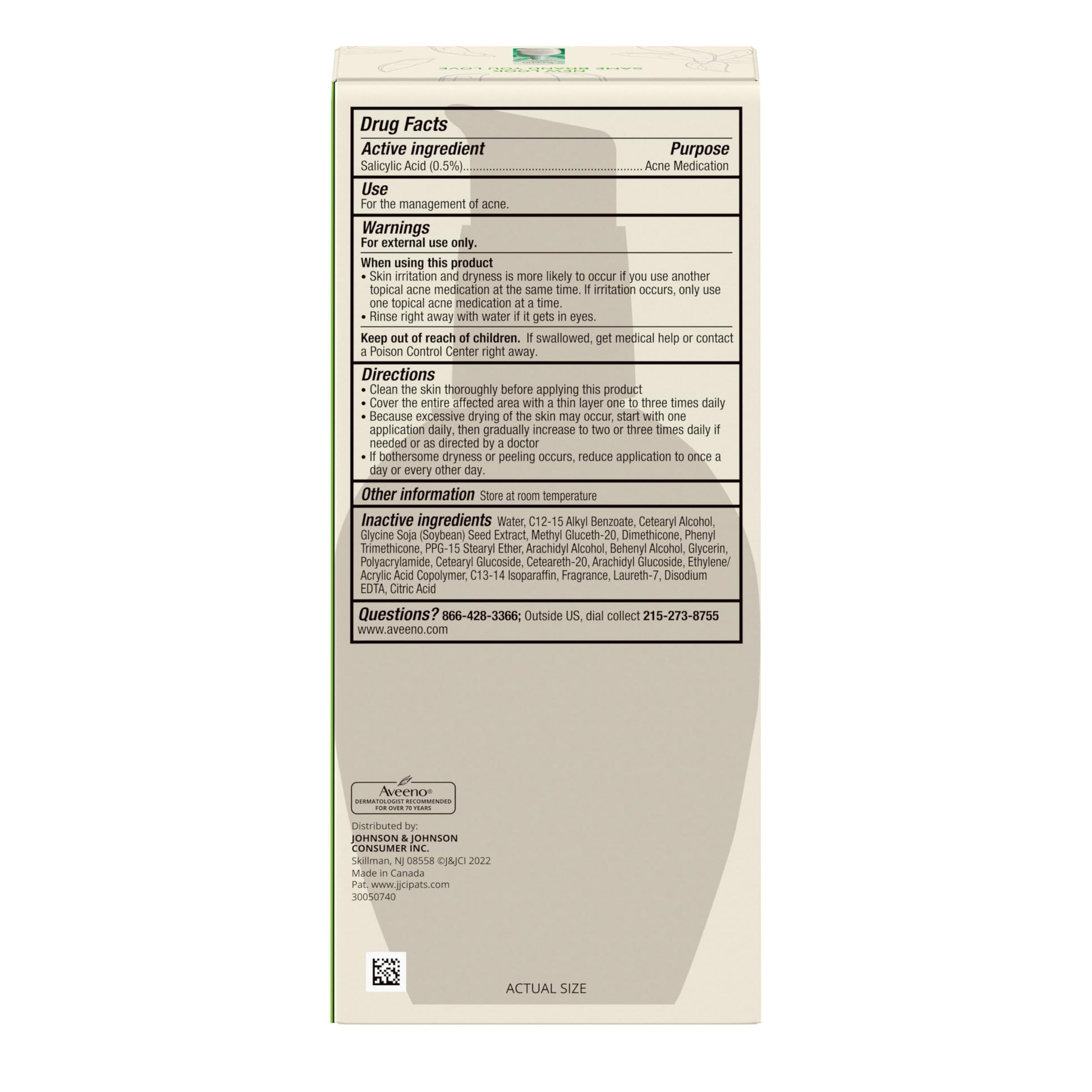 Aveeno Clear Complexion Daily Moisturizer, 4 Ounce