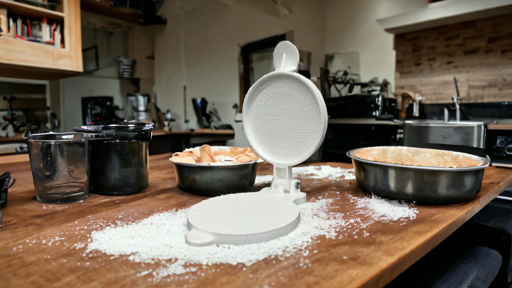 Prensa de Plástico Gordita 5 Pulgadas Pequeña para Masa Premium