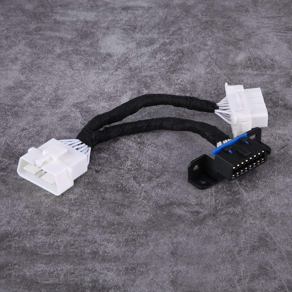 Cable Divisor OBD2 Aramox 16Pin Macho a Doble Hembra Extensor