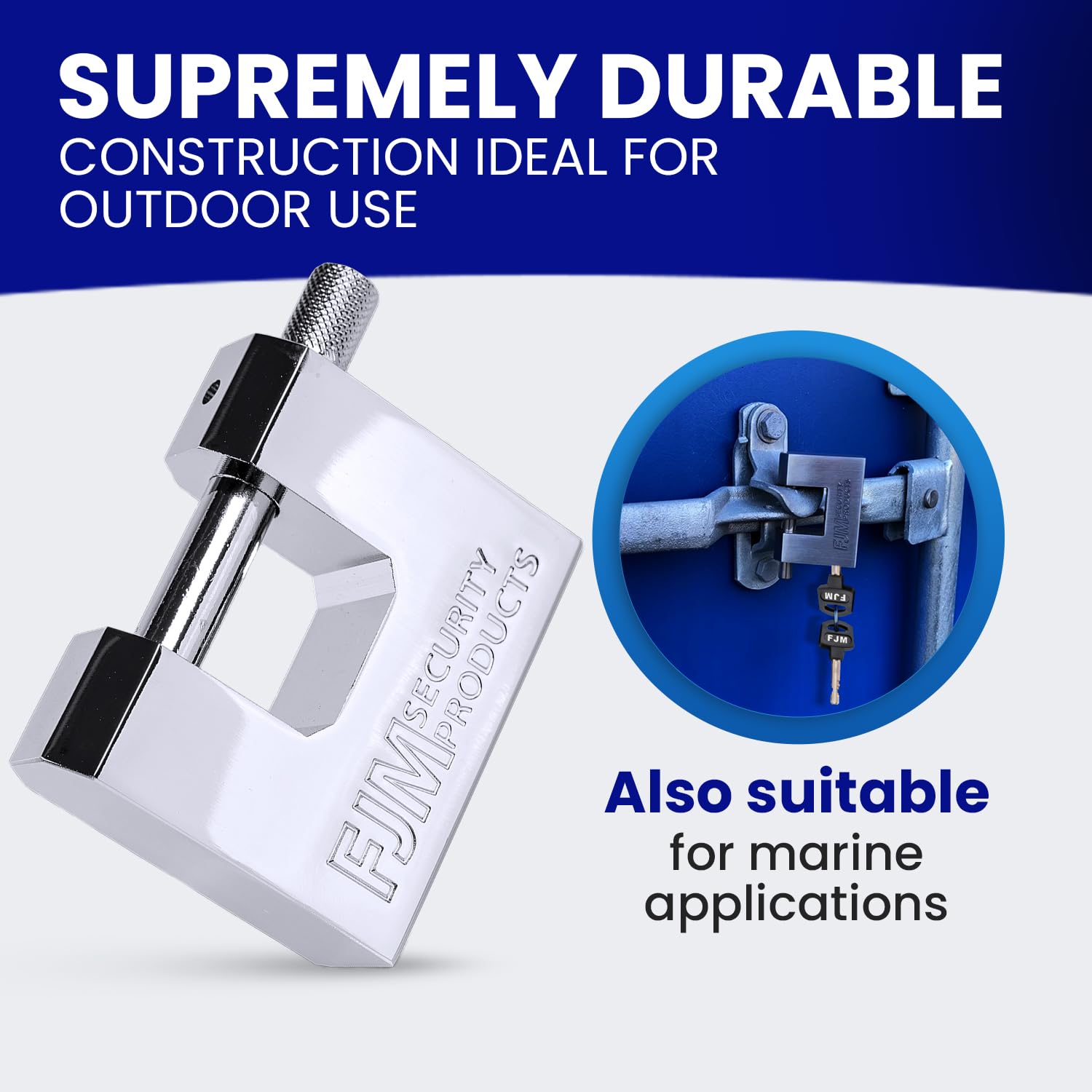 Candado de Seguridad en D Sobo Cromado 0.95 cm con Clave Diferente