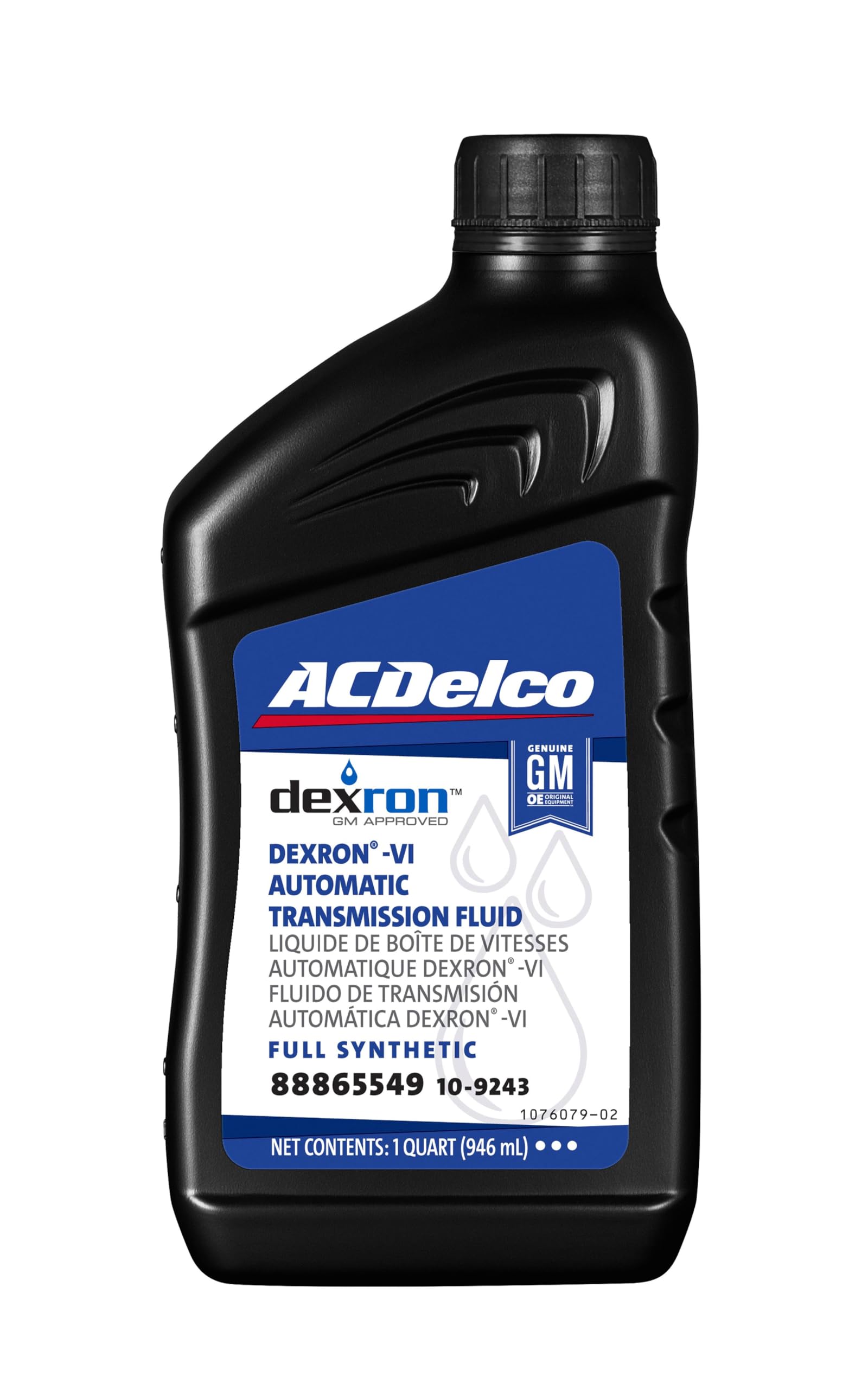 Líquido de Transmisión Automática ACDelco Dexron VI Rojo Sintético Profesional