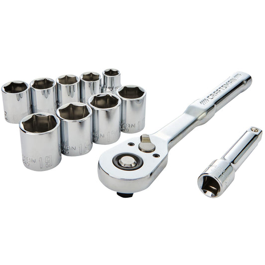 CRAFTSMAN - Juego de herramientas mecánicas de 3/8 pulgadas, SAE, 11 piezas (CMMT12126)