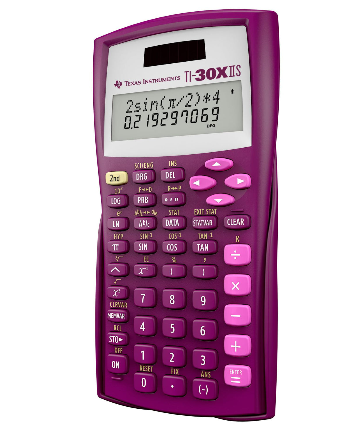 Calculadora Científica Texas Instruments TI-30 X IIS Raspberry 2 Líneas