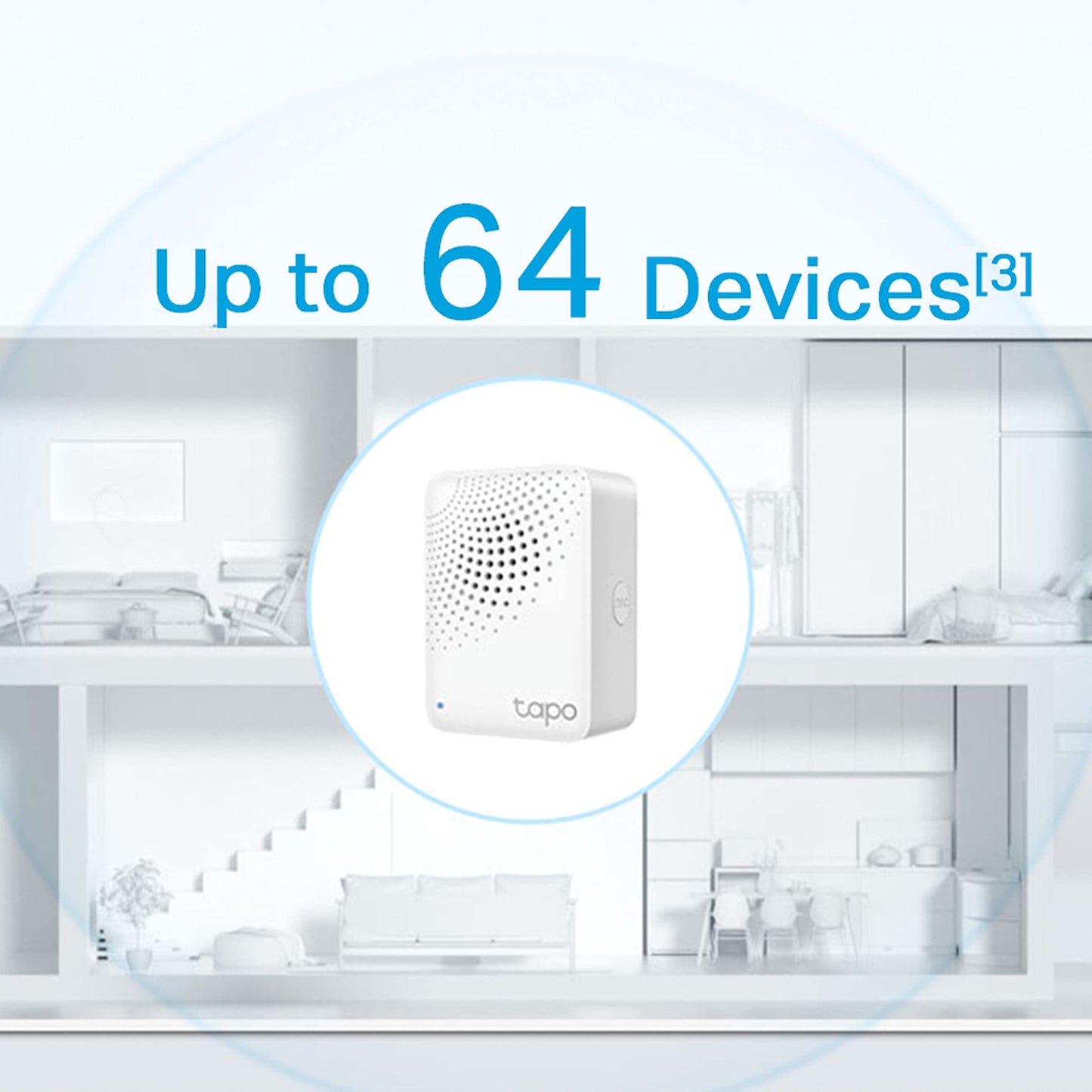 Tapo Hub con Sirena para T100-110 TP-Link H100