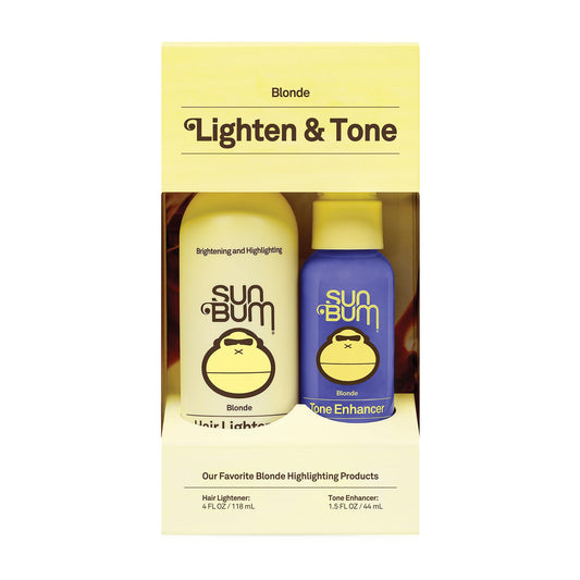 Kit de Aclarado y Tono Sun Bum Ligero Viaje para Rubias