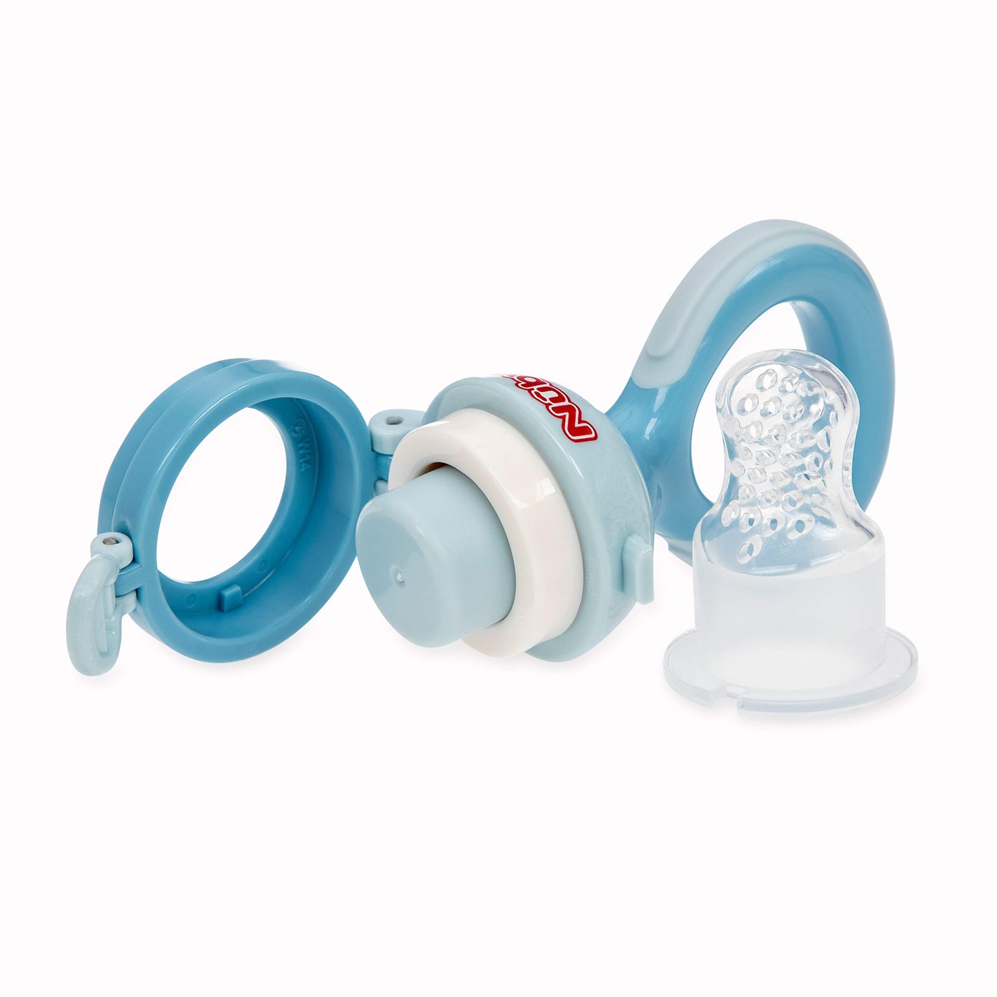 Alimentador Infantil Nuby Multicolor con Cubierta Higiénica para Primeros Alimentos