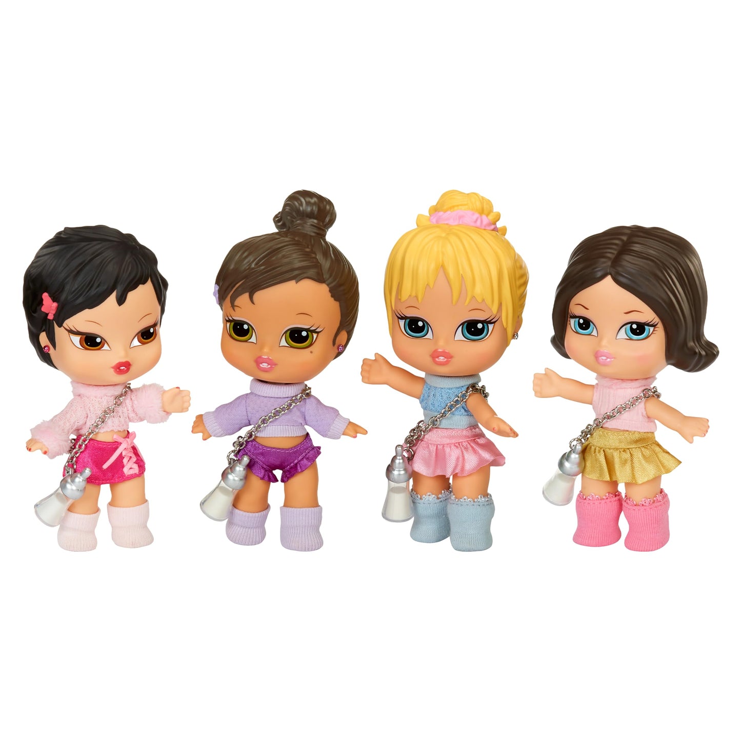 Bratz Babyz Runwayz - Yasmin - 1 Muñeca de Moda Coleccionable con Conjunto Elegante, Muñeca Bebé con Collar Que Funciona como Llavero - Juguete Infantil - Ideal para Niños y Niñas Mayores de 6 Años